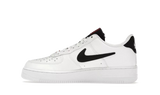 NIKE AIR FORCE 1 LOW PREMIUM "CARABINER" WHITE SWOOSH RED