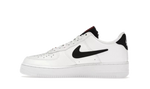 NIKE AIR FORCE 1 LOW PREMIUM "CARABINER" WHITE SWOOSH RED