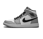 AIR JORDAN 1 MID LIGHT SMOKE GREY